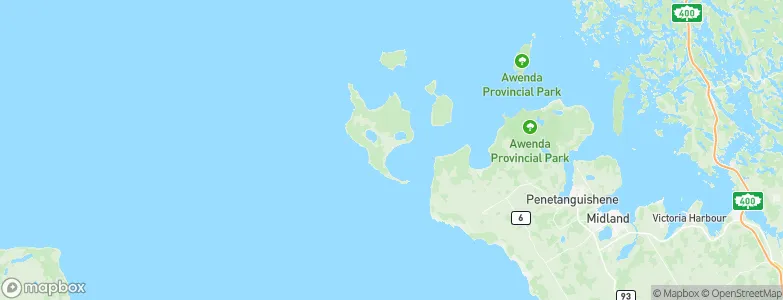 Christian Island, Canada Map