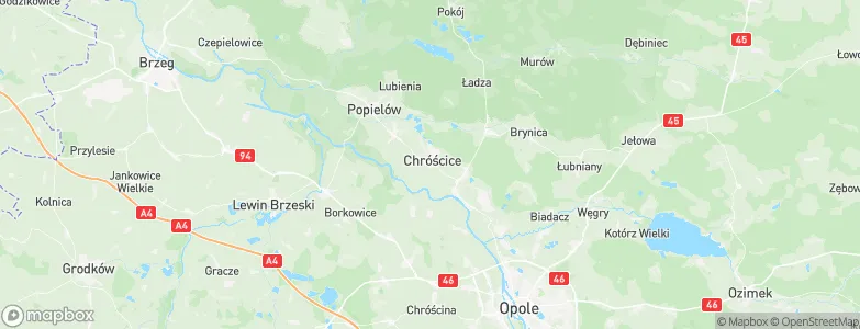 Chróścice, Poland Map