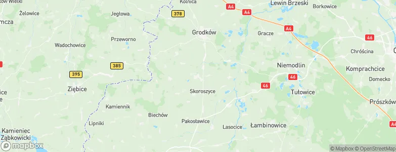 Chróścina, Poland Map