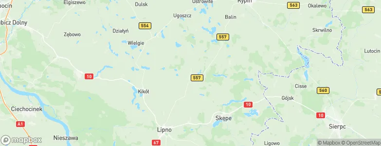 Chrostkowo, Poland Map