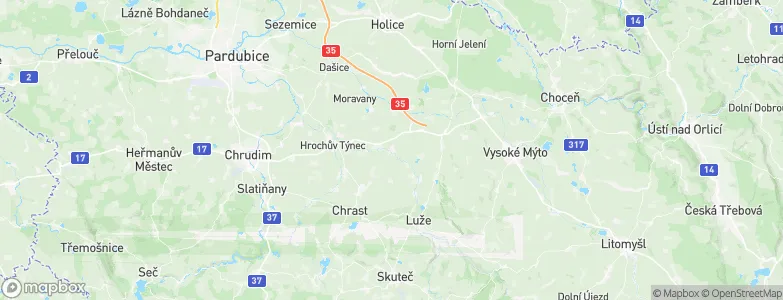 Chroustovice, Czechia Map
