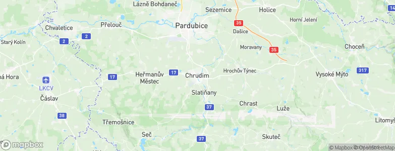 Chrudim, Czechia Map