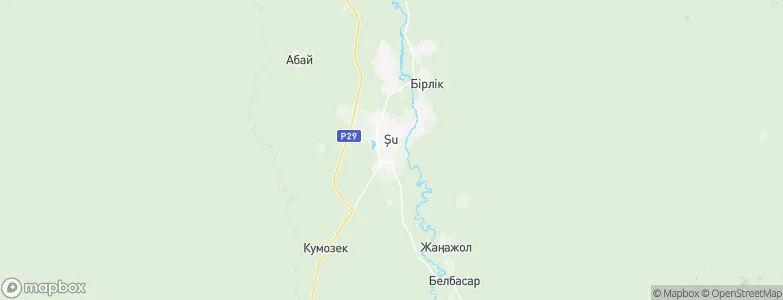 Chu, Kazakhstan Map