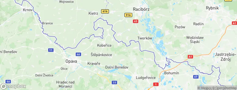 Chuchelná, Czechia Map