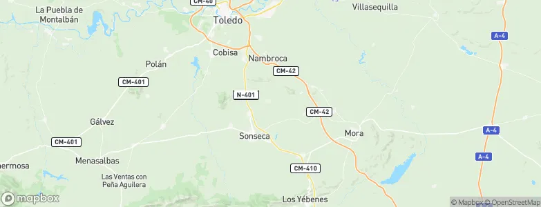 Chueca, Spain Map