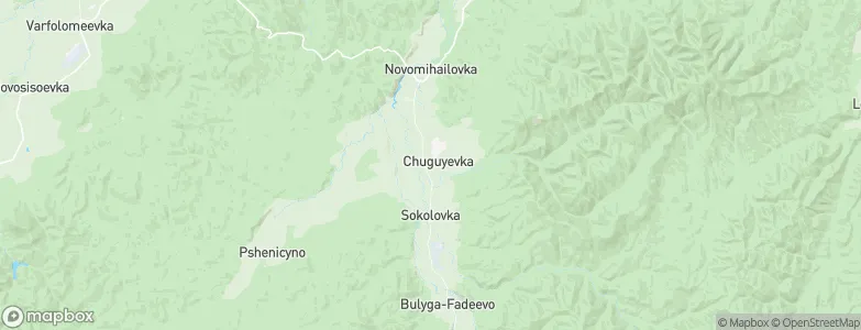 Chuguyevka, Russia Map