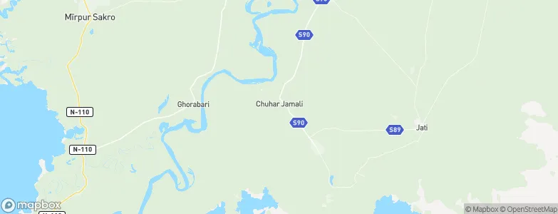 Chuhar Jamali, Pakistan Map