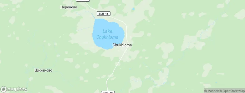 Chukhloma, Russia Map