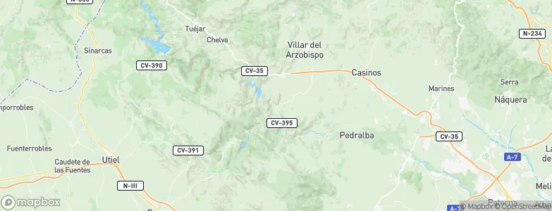 Chulilla, Spain Map