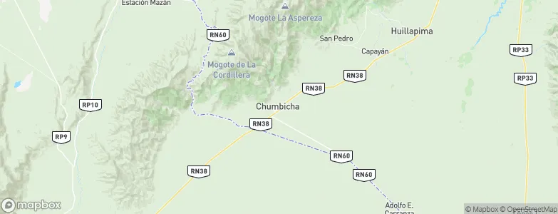 Chumbicha, Argentina Map