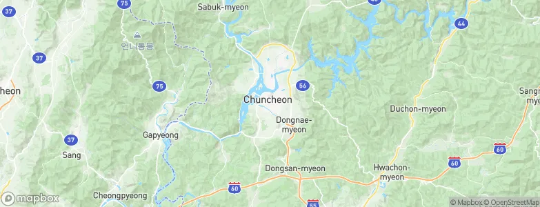 Chuncheon, South Korea Map