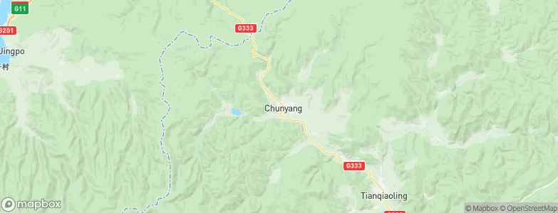 Chunyang, China Map
