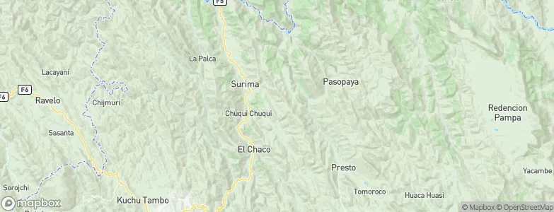 Chuqui Chuqui, Bolivia Map