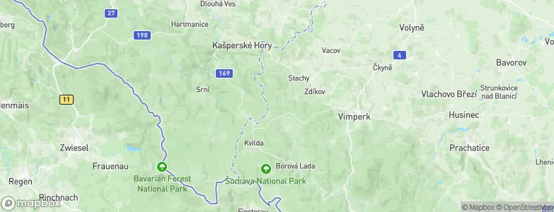 Churánov, Czechia Map