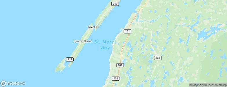 Church Point, Canada Map
