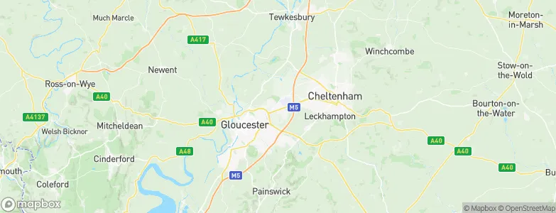 Churchdown, United Kingdom Map