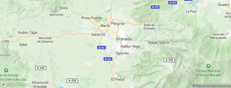 Churriana de la Vega, Spain Map