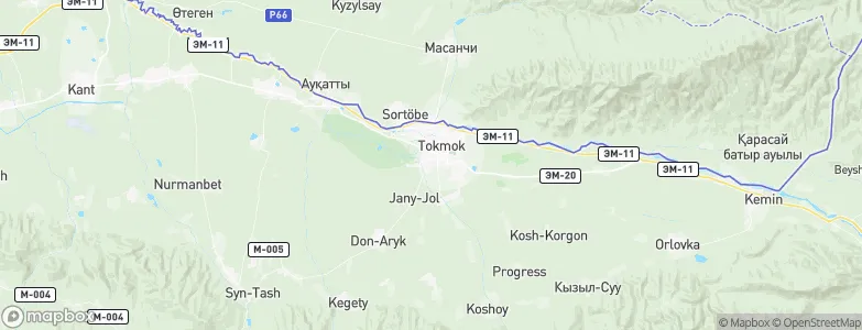 Chuy, Kyrgyzstan Map