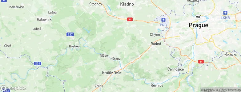 Chyňava, Czechia Map