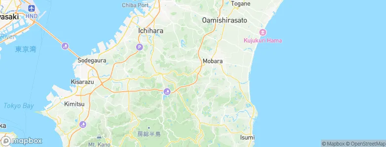 Chōnan, Japan Map