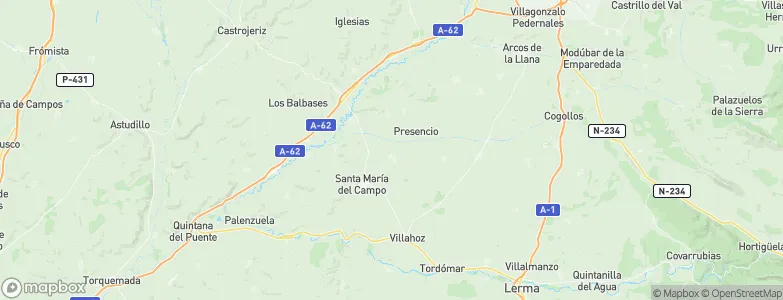 Ciadoncha, Spain Map