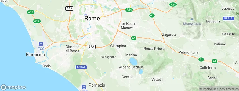 Ciampino, Italy Map
