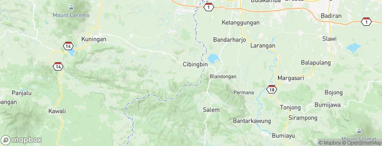 Ciangir, Indonesia Map