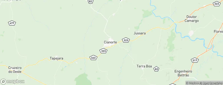 Cianorte, Brazil Map