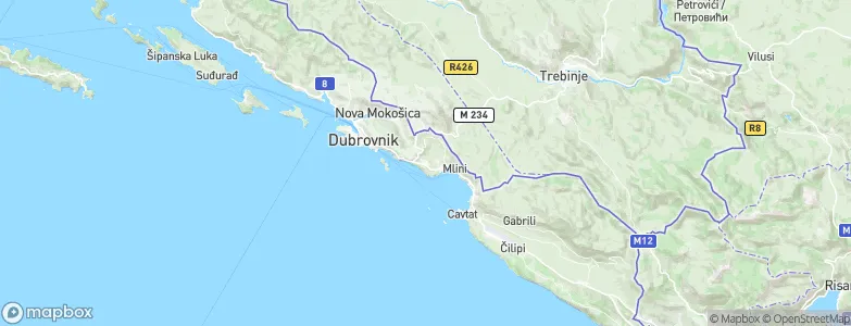 Čibača, Croatia Map