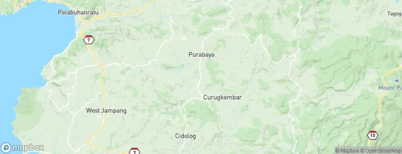 Cibaregbeg Dua, Indonesia Map