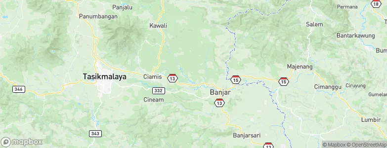 Cibeulah, Indonesia Map