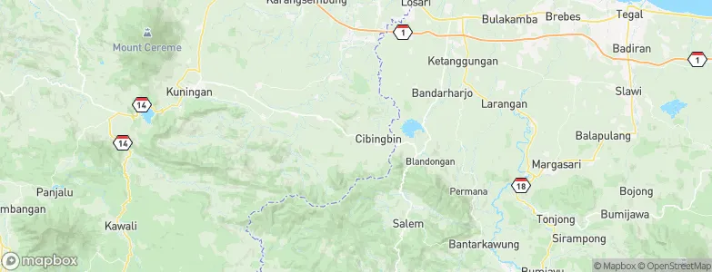Cibeureum Kidul, Indonesia Map