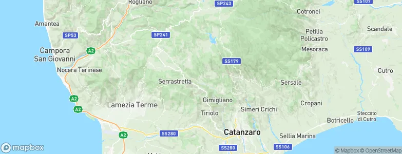 Cicala, Italy Map