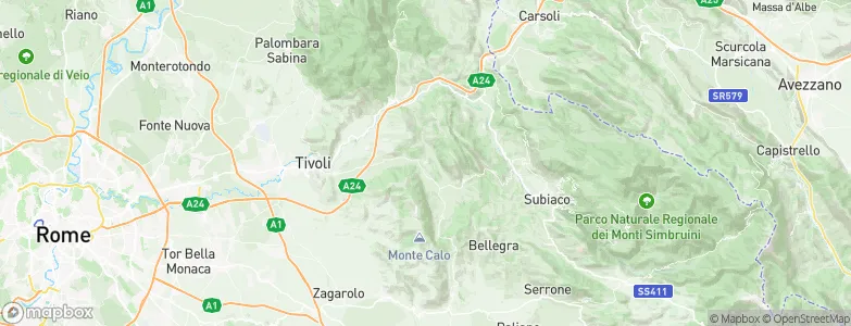 Ciciliano, Italy Map