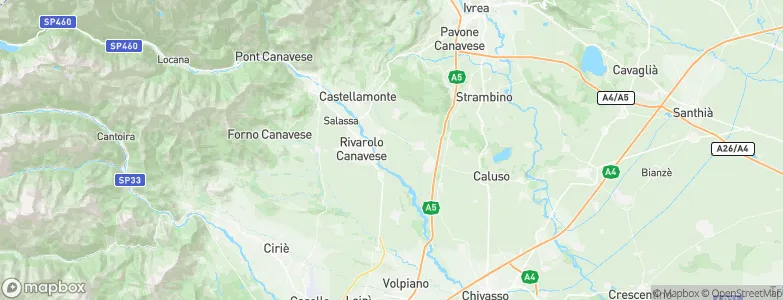 Ciconio, Italy Map