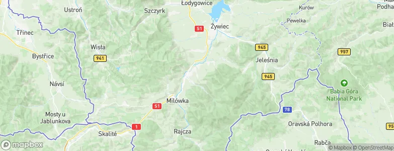 Cięcina, Poland Map