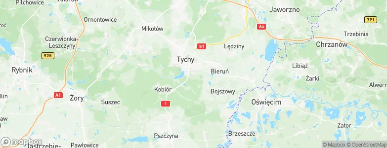 Cielmice, Poland Map