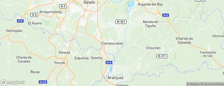 Ciempozuelos, Spain Map