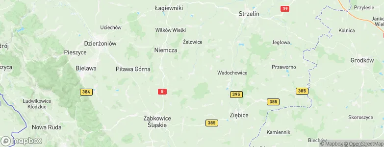 Ciepłowody, Poland Map