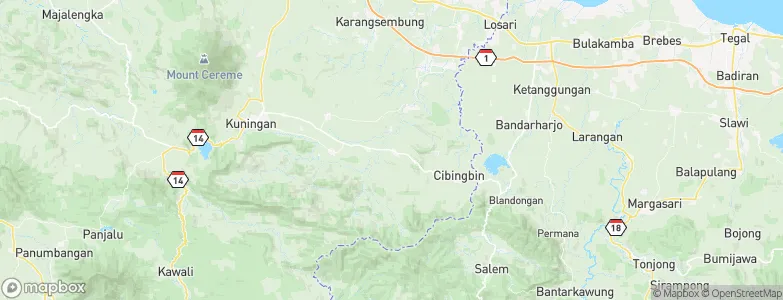 Cikadu Wetan, Indonesia Map