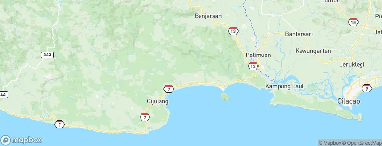 Cikalong, Indonesia Map