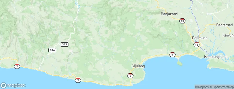Cikuya, Indonesia Map