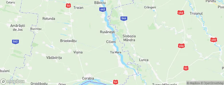 Cilieni, Romania Map