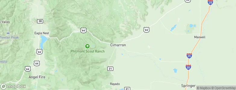 Cimarron, United States Map