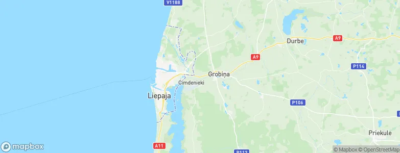Cimdenieki, Latvia Map