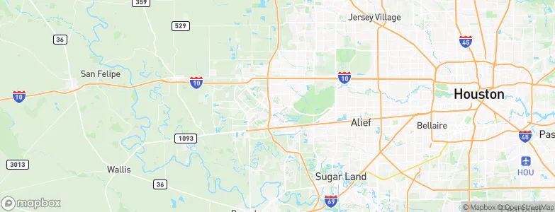 Cinco Ranch, United States Map