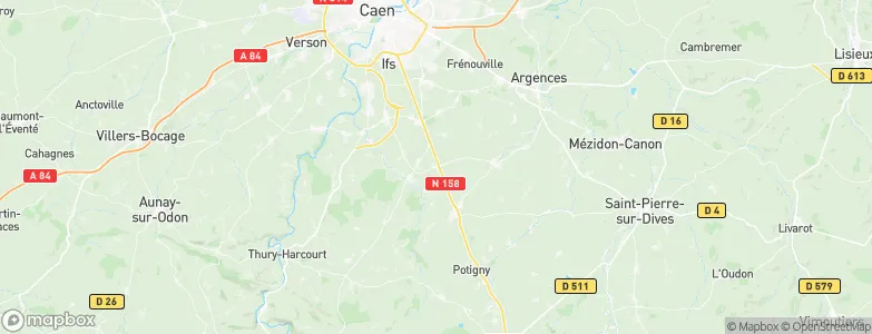 Cintheaux, France Map