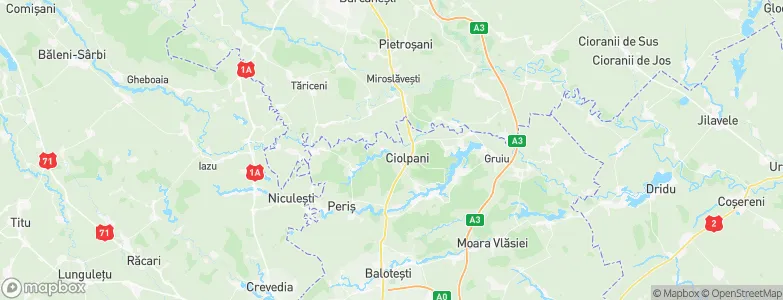 Ciolpani, Romania Map