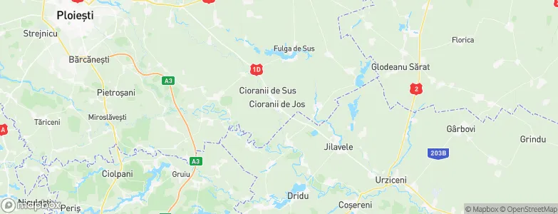 Cioranii de Jos, Romania Map
