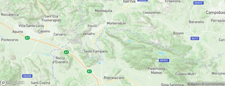 Ciorlano, Italy Map
